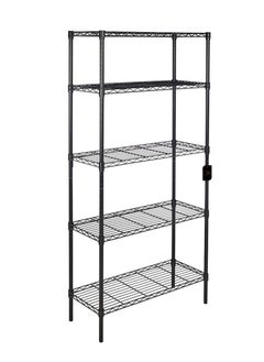 Sharpdo 5-Layer Steel Kitchen Storage Rack 150x55x30cm Adjustable Unit Suitable For Placing Kitchen Utensils And Utensils  - Image 1