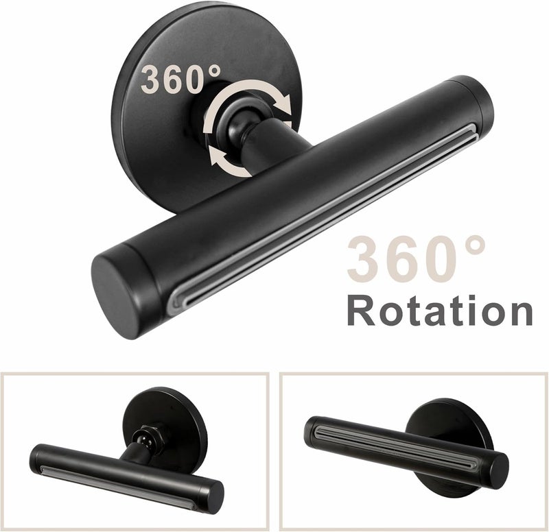 SKOWLL Shower Waterfall Adjustable, Wall Mount Rain Modern Waterfall Shower Set, Matte Black Waterfall Showerhead Jet, High Pressure Shower Spray Jets - Image 2