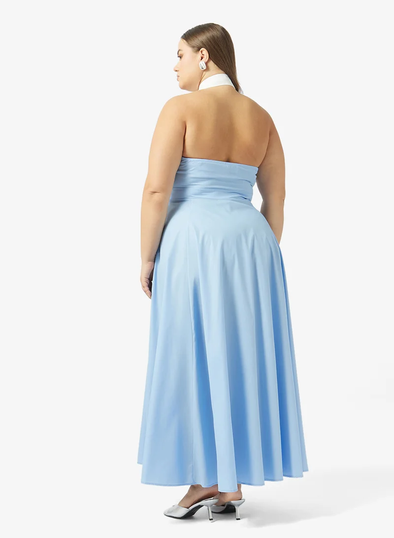 ايلا بلس فستان قميص مقاس كبير بتصميم -