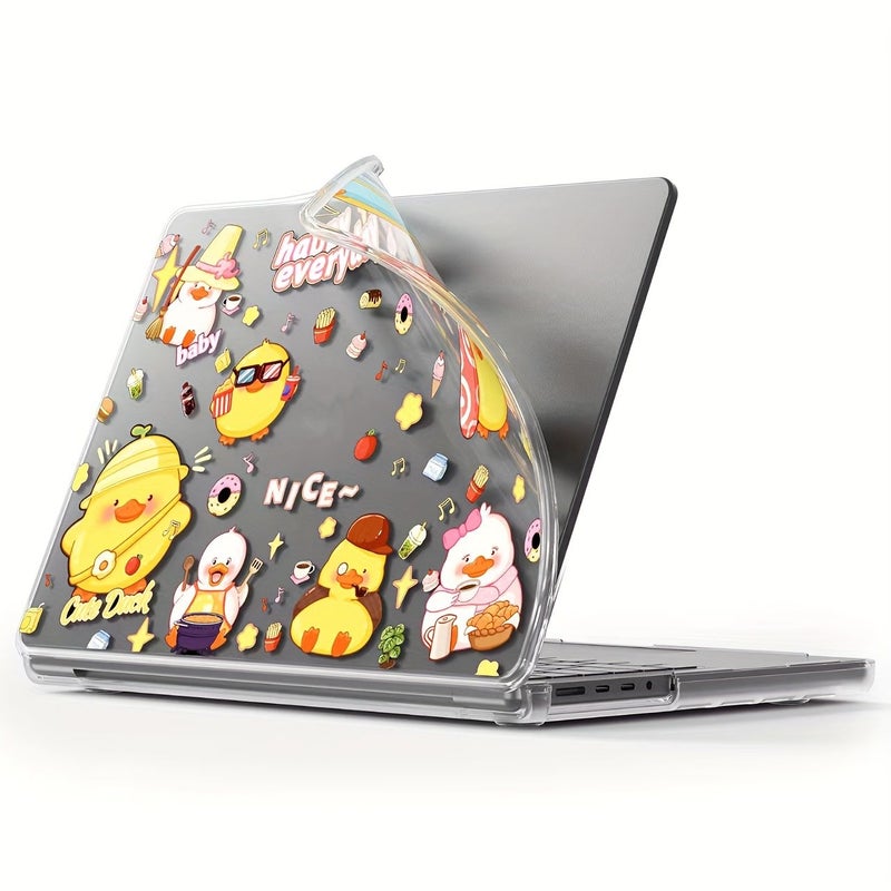 Macbook Pro 14 Case Transparent Scratch Resistant TPU Cover For Dogs DIY Fit - Image 3