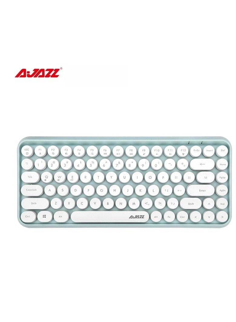 Ajazz Bluetooth Keyboard - Tablet Laptop Home Office - Punk 84 Key Phone Keyboard  - Image 1