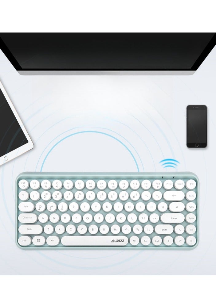 Ajazz Bluetooth Keyboard - Tablet Laptop Home Office - Punk 84 Key Phone Keyboard  - Image 2