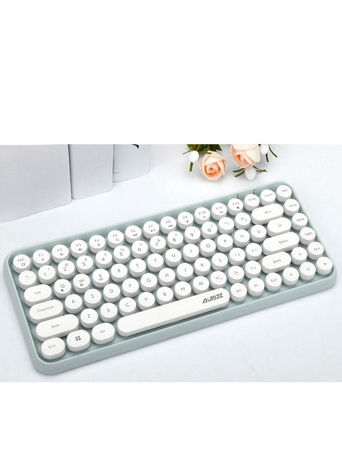 Ajazz Bluetooth Keyboard - Tablet Laptop Home Office - Punk 84 Key Phone Keyboard  - Image 3
