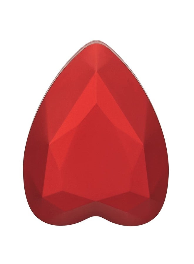 LETURE علبة هدايا على شكل قلب من ليتشر مزودة بإضاءة LED، علبة مجوهرات مخملية للأقراط مزودة بإضاءة، صندوق عرض مجوهرات لحفلات الزفاف والخطوبة والخطوبة وأعياد الميلاد والذكرى السنوية (أحمر) - Image 5