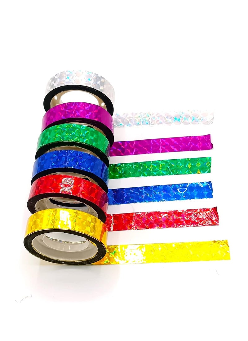 Gold Leaf GOLD LEAF Multicolor Sparkled Craft Tape – Shimmer Glitter DIY Roll for Art, Gift Wrapping, Scrapbooking, Home Décor & More  - Image 3