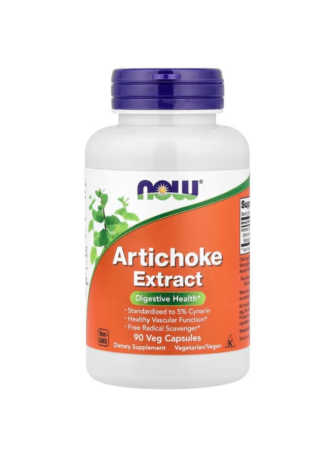 ناو فودز، مستخلص الخرشوف، 90 كبسولة نباتية (450 ملغ لكل كبسولة)