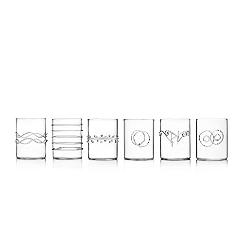 Ichendorf Milano, Line Deco, Set of 6 Glasses Acqua - Image 1
