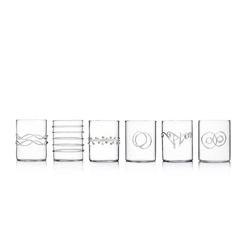 Ichendorf Milano, Line Deco, Set of 6 Glasses Acqua - Image 5