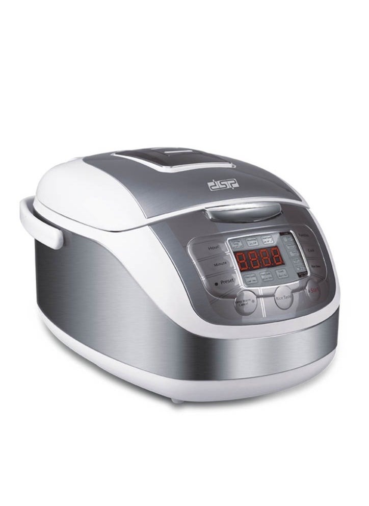 دي اس بي DSP- KB-5001- جهاز طهي متعدد الاستخدامات 900 واط - سعة 5 لتر - فضي  - Image 1