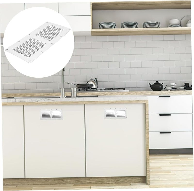 Stainless Steel Wall Vent Cover Grille For Cabinet And AC Applications Easy Clean - Image 4