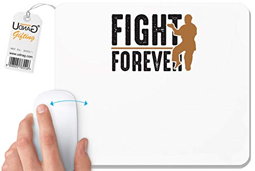 UDNAG White Mousepad 'Martial Art | Fight' for Computer/PC/Laptop [230 x 200 x 5mm] - Image 3
