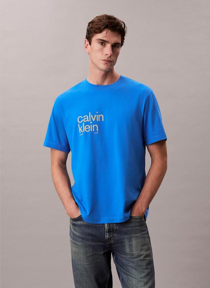 Calvin Klein Jeans Circle Graphic Relaxed T-Shirt - Image 1