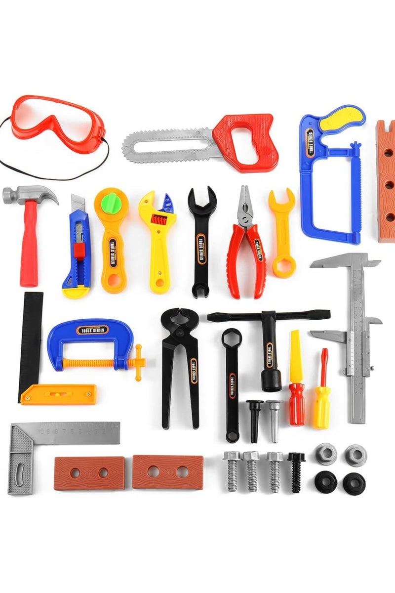 ميجا تولز 🔧 مجموعة أدوات ورشة الأطفال العملاقة – 56 قطعة لتعليم وإلهام الإبداع - Image 3