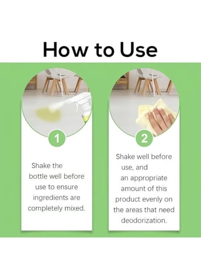 ييبونغ إزالة البقع والرائحة، 120 مل الحيوانات الأليفة إزالة رائحة الرذاذ - صيغة الإنزيم الممتازة لإزالة البقع والرائحة الدائمة للبول الكلب والقطط من السجاد والأثاث والأرضيات، لطيفة وآمنة للحيوانات الأليفة - Image 4