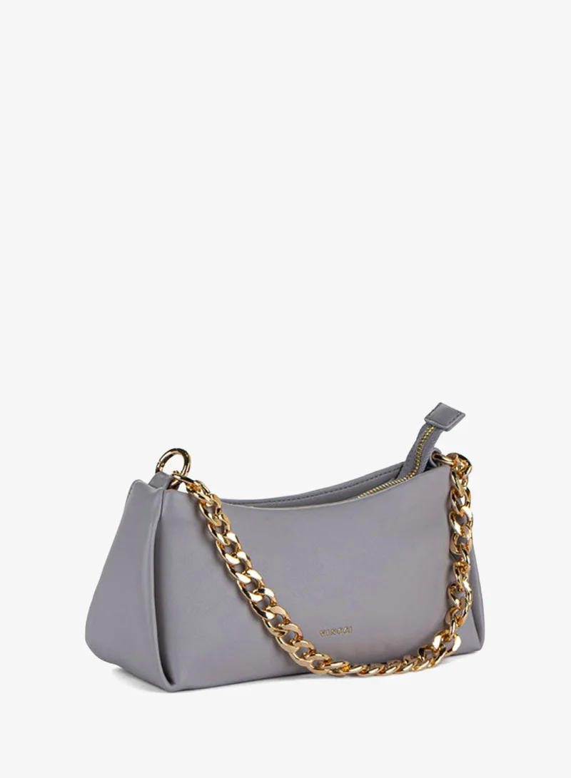 Vincci Women Quilted Shoulder Bag With Chain detail