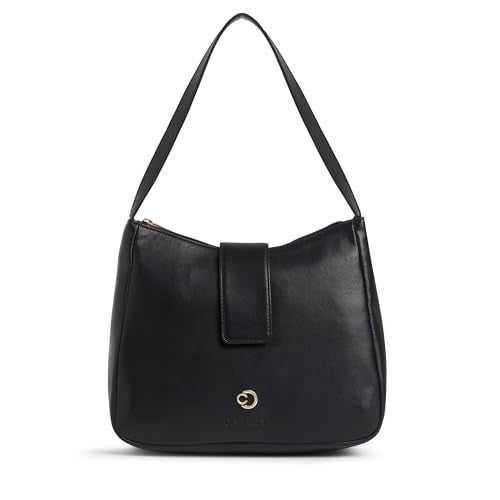 Caprese Irina Medium Hobo Bag for Women with Shoulder Strap | Stylish, Versatile Handbag for Everyday Use | Perfect for Casual Outings, Work, Travel, and Special Events | Spacious Design (Black) - Image 1