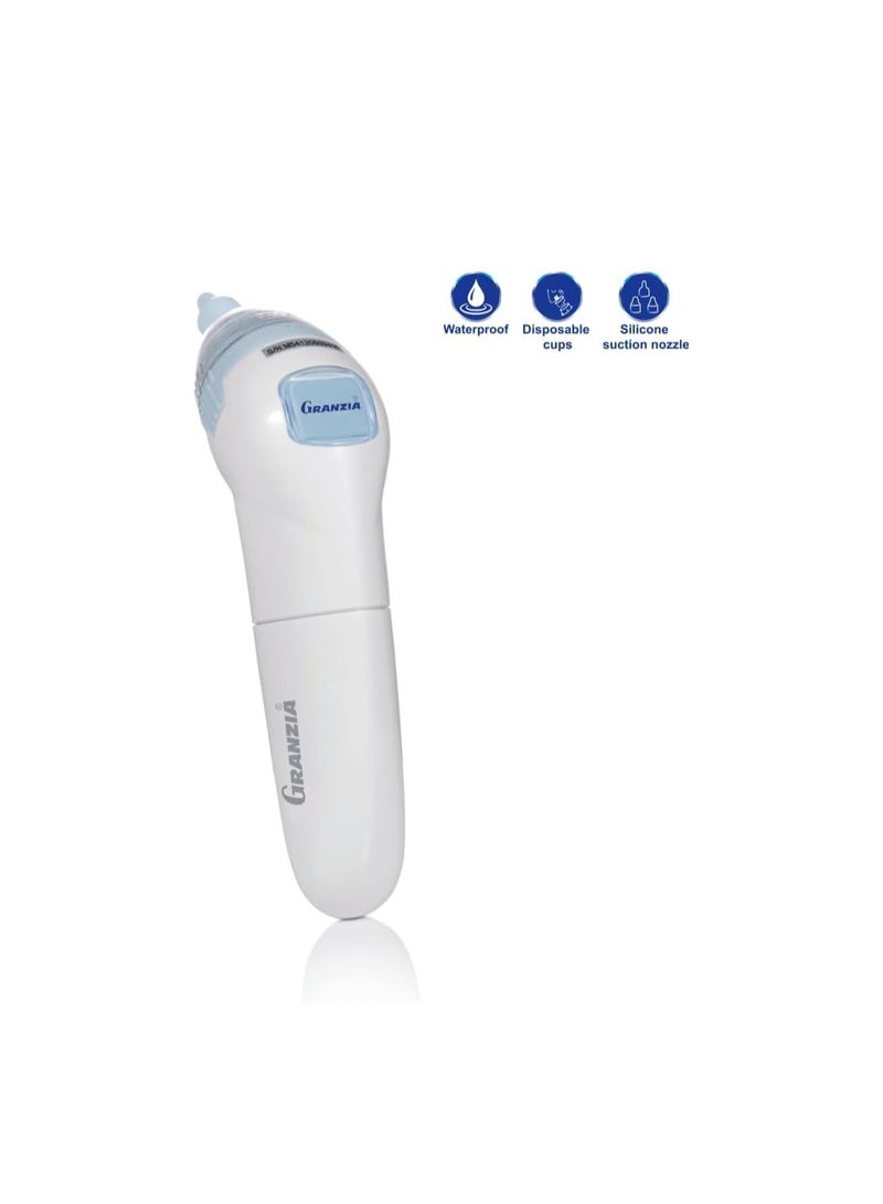 Granzia NasoBello Electric Nasal Aspirator for Kids - Electric Nose Cleaner for Kids with Silicone Nozzle, Waterproof and Easy to Clean, Includes Disposable Cups | Safe and Gentle Relief from Nasal Congestion - Image 2