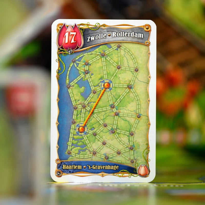 Asmodee Ticket to Ride Nederland Board Game EXPANSION - Train Route-Building Strategy Game, Fun Family Game for Kids & Adults, Ages 8+, 2-5 Players, 30-60 Minute Playtime - Image 2