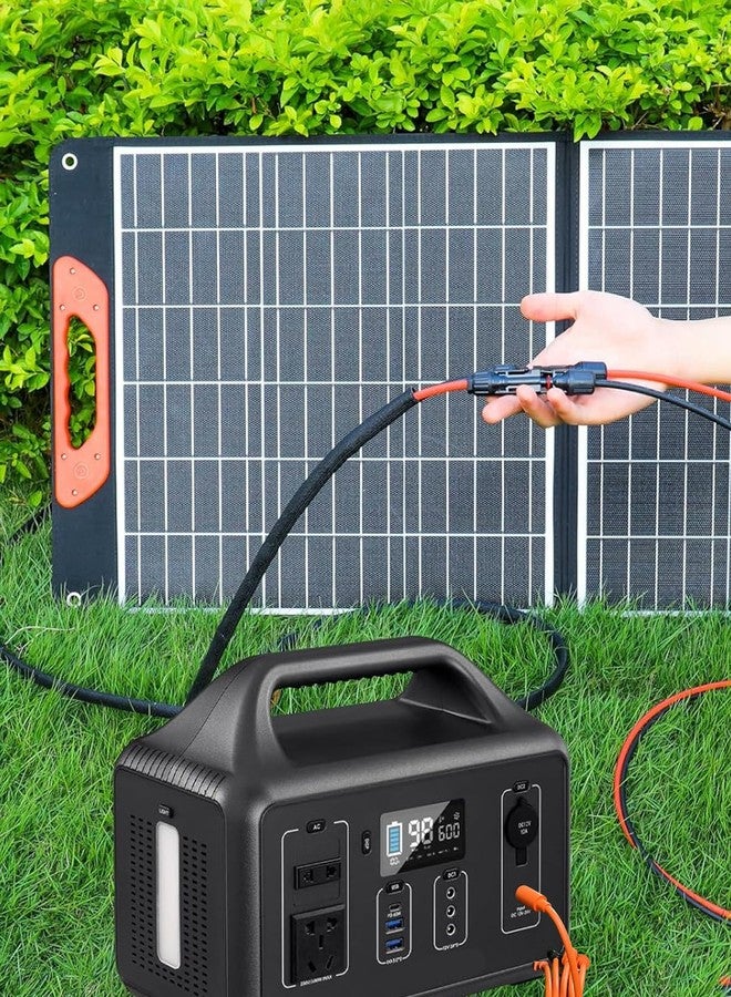 Tonton 7-in-1 Solar Connector Kit - 110CM, Universal Solar Cable Adapter with Female and Male Connectors, Compatible with Solar Panels and Power Stations, Portable Motors - Image 2