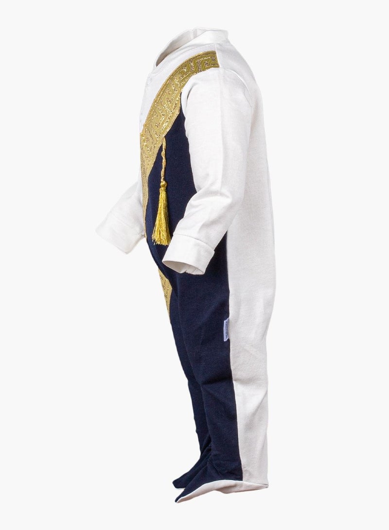 BABYCARA Adorably Cute 100 Percent Soft Cotton Toddler Bisht Outfit Cozy Romper Jumpsuit for Ages 3 to 12 Months Ensuring Ultimate Comfort and Style  - Image 3