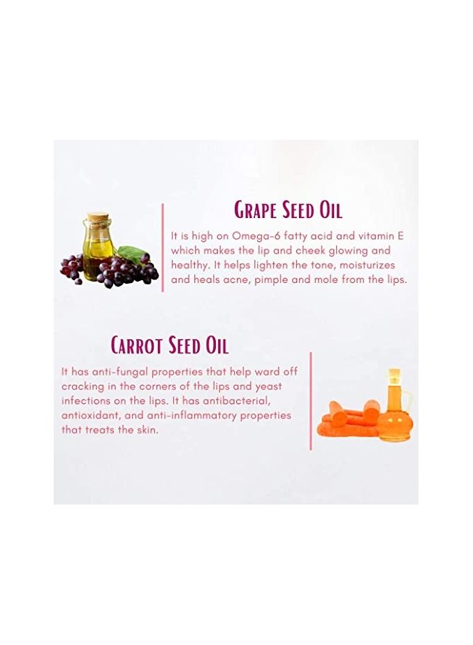 aegte Organics Beetroot Lip & Cheek Tint All-Natural Lip Balm (Real Beetroot & Tomato Extracts, 15 Gm) - Image 4