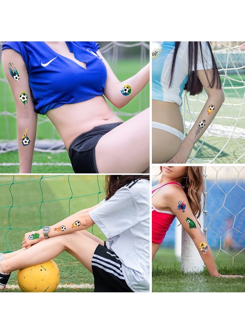 20 Sheets Soccer Club Series Children's Temporary Tattoos Waterproof Temporary Tattoo for Children Suitable for Birthday Parties - Image 4