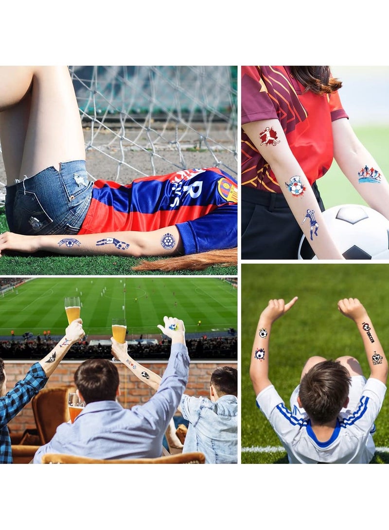 20 Sheets Soccer Club Series Children's Temporary Tattoos Waterproof Temporary Tattoo for Children Suitable for Birthday Parties - Image 3