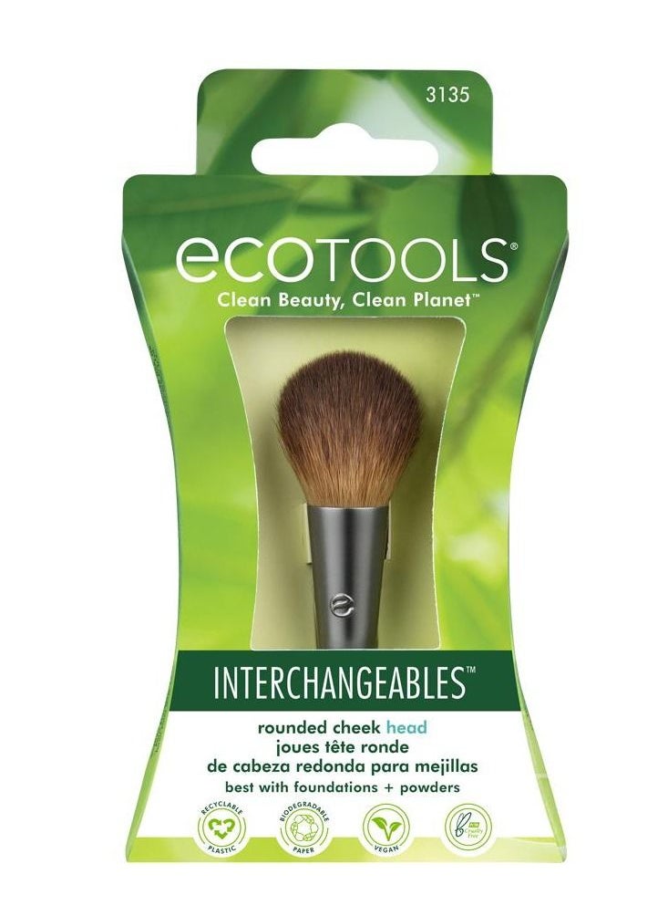 Eco Tools EcoTools Rounded Cheek Makeup Brush Head  - Image 1