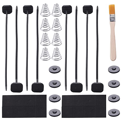 ORAEVY Fan Mounting Kit, Electric Radiator Fan Plastic rods Installation Kit Compatible Mount Hold Radiator Spal Fan, Electric Cooling Fan and Transmission Cooler - Image 1
