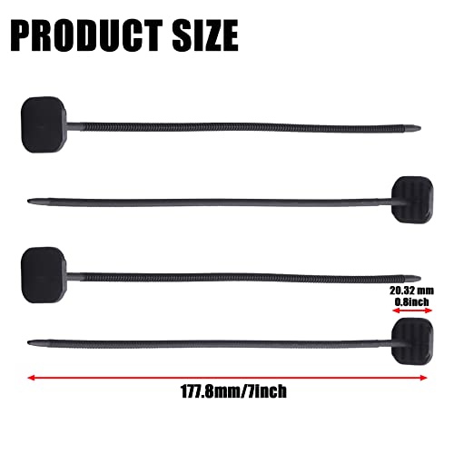 ORAEVY Fan Mounting Kit, Electric Radiator Fan Plastic rods Installation Kit Compatible Mount Hold Radiator Spal Fan, Electric Cooling Fan and Transmission Cooler - Image 4