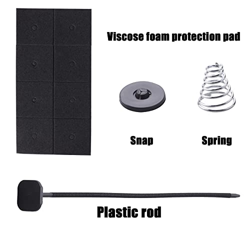 ORAEVY Fan Mounting Kit, Electric Radiator Fan Plastic rods Installation Kit Compatible Mount Hold Radiator Spal Fan, Electric Cooling Fan and Transmission Cooler - Image 2