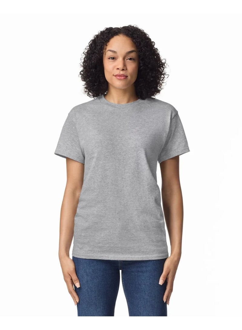 Gildan Original Gildan  Premium 100% Cotton* T-Shirt G2000 (Sport Grey Color Only 90% Cotton and 10% Polyester) - Image 2