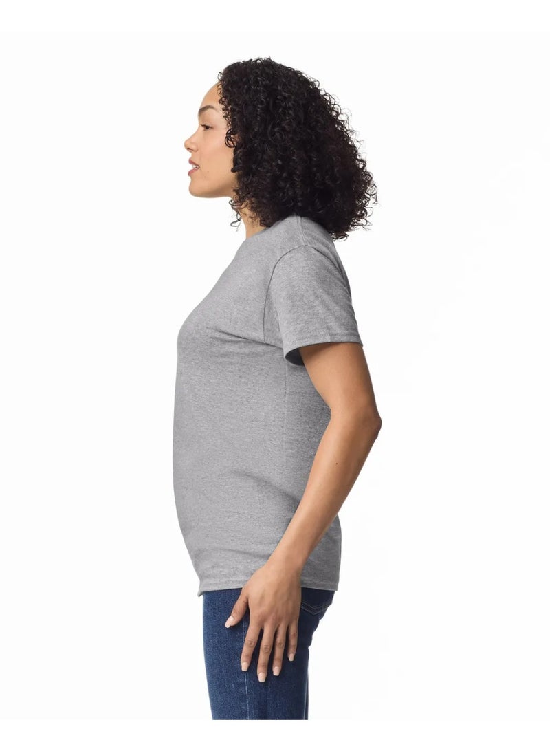 Gildan Original Gildan  Premium 100% Cotton* T-Shirt G2000 (Sport Grey Color Only 90% Cotton and 10% Polyester) - Image 4