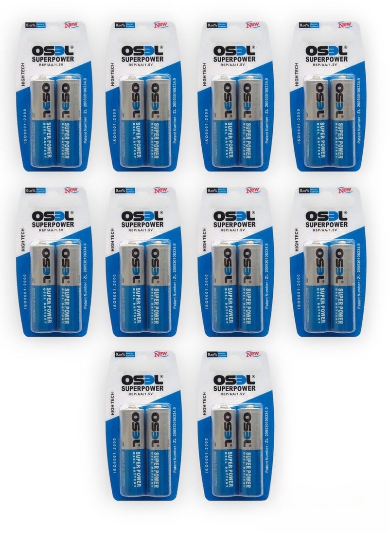 OS - AAA battery set, quantity of 20 pieces (suitable for the receiver remote) - Image 1