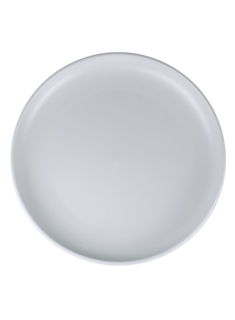 Shallow Nordic 12 Piece Stoneware Dinner Set, Serves 4 people, includes 4 x 10.5" Dinner Plates, 4 x 7.5" Salad plates, 4 x 5.5" bowls, Elegant Grey - Image 5