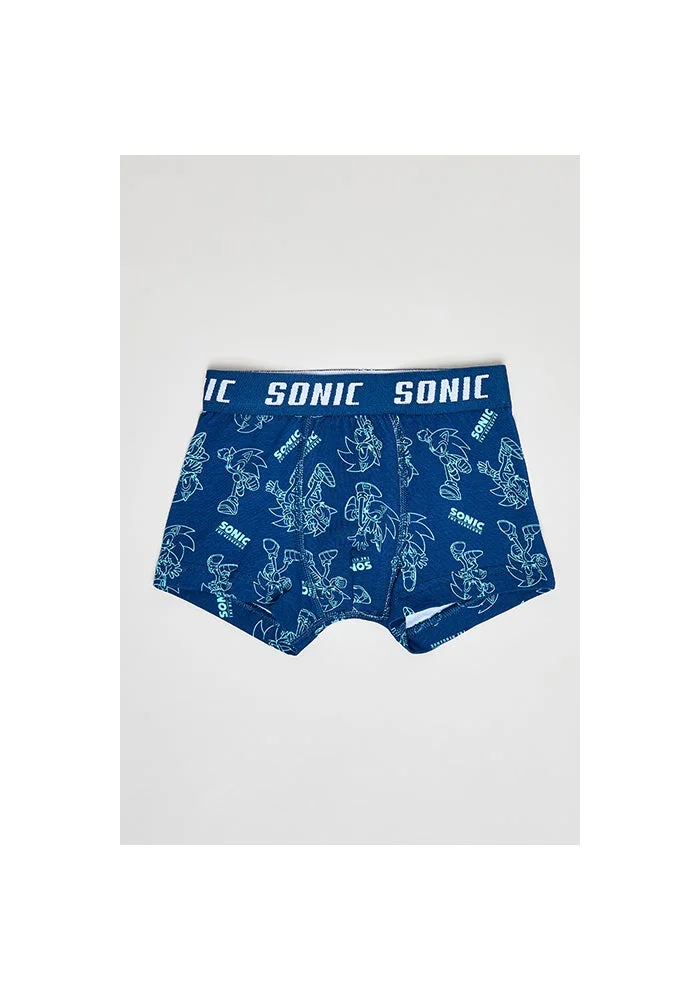 أر أند بي 3 Pack Sonic Print Briefs