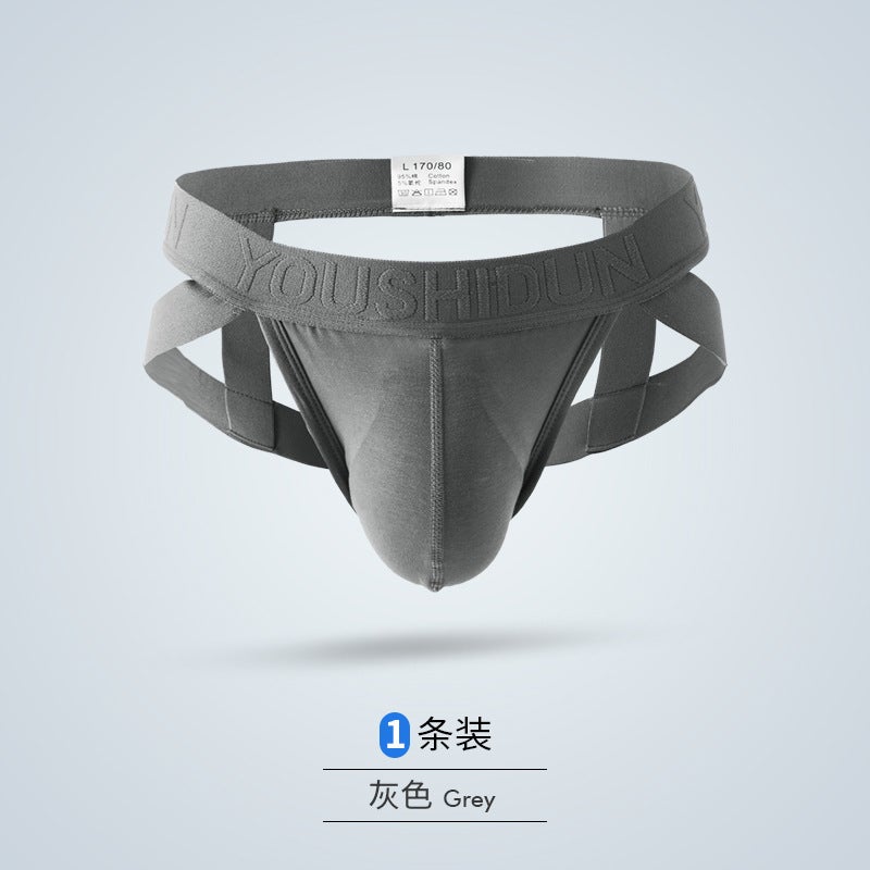 Low Waist Cotton Men's Thong Sexy Breathable Summer Underwear - Hot Selling
