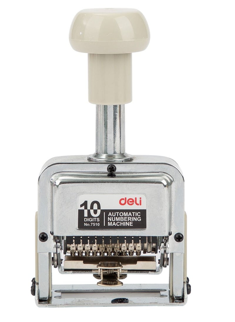 Deli - 10-Digit Numbering Machine With Auto Shifting Mechanism - Image 1