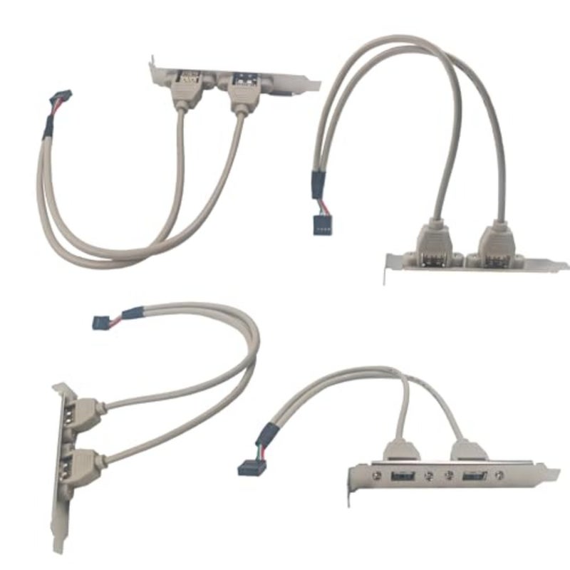 PCS s.0 أنثى إلى اللوحة الأم 9pin رأس كابل موسع، 30 سم محول قوس اللوحة الخلفية لتوسيع حالة الكمبيوتر المكتبي - Image 3