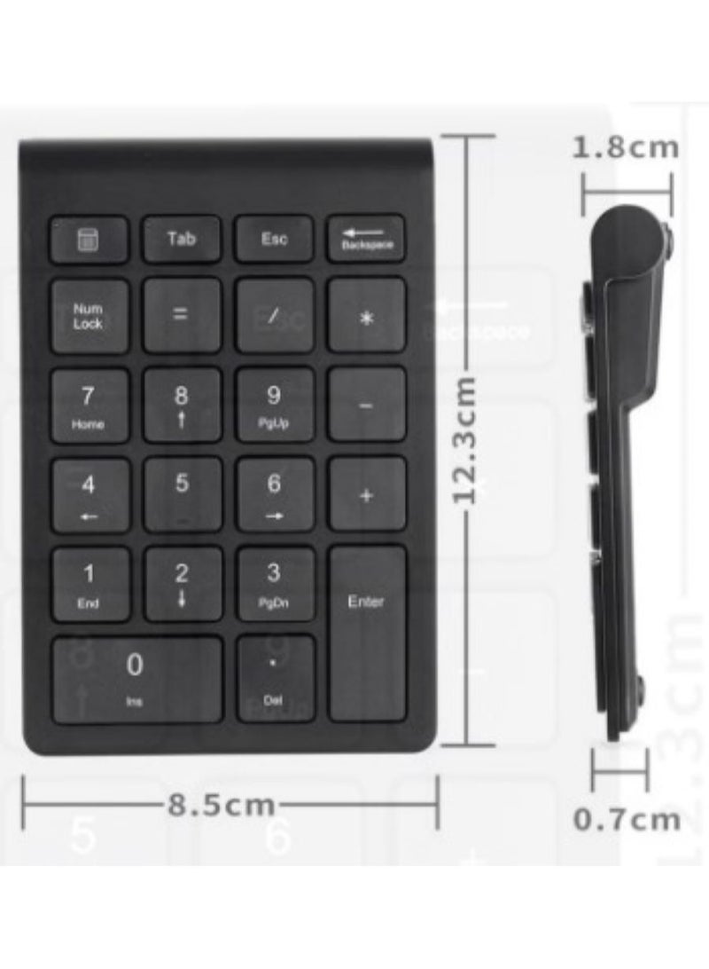 Wireless Number Pads Numeric Keypad 22 Keys  - Image 4