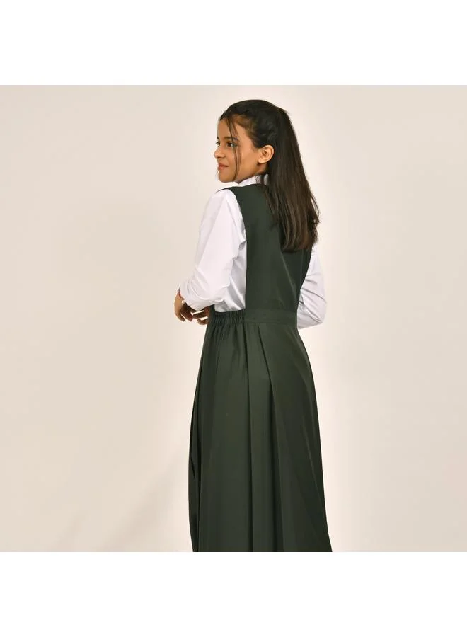 HAWRAA ABAYA Blazer collar apron with side slits
