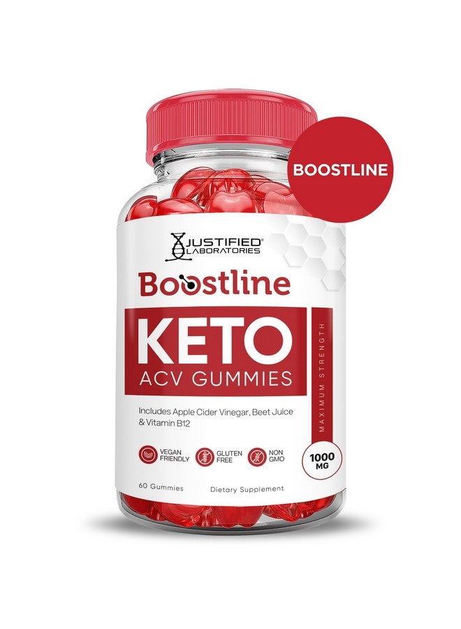 Justified Laboratories (3 Pack) Boostline Keto ACV Gummies Advanced Formula 1000MG Boost Line Keto Gummies Apple Cider Vinegar Formulated with Pomegranate Beet Juice Powder B12 Vegan Non GMO 180 Gummys - Image 3