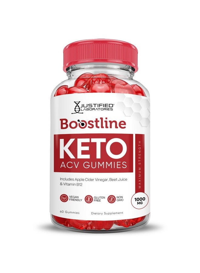 Justified Laboratories (3 Pack) Boostline Keto ACV Gummies Advanced Formula 1000MG Boost Line Keto Gummies Apple Cider Vinegar Formulated with Pomegranate Beet Juice Powder B12 Vegan Non GMO 180 Gummys - Image 4