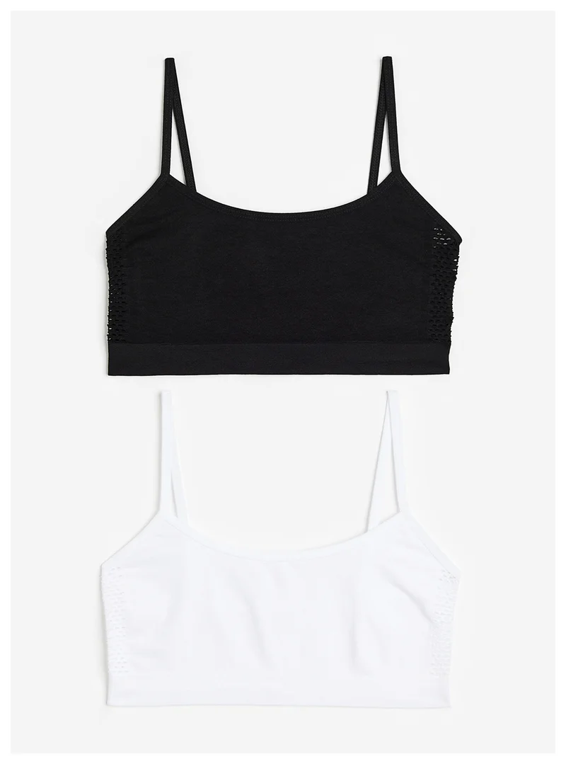 H&M 2-Pack Seamless Jersey Tops