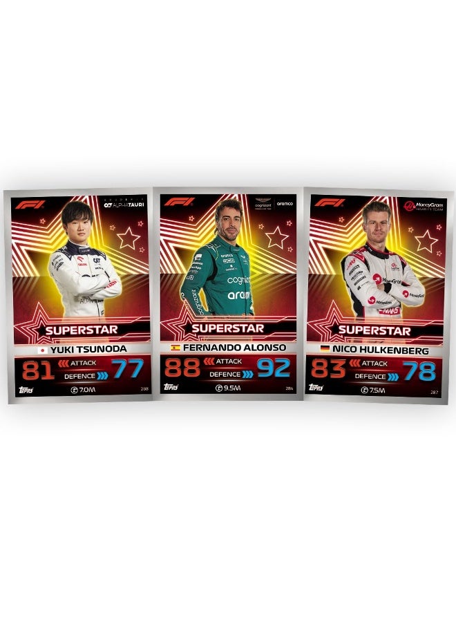 توبس لعبة بطاقات التداول والتحصيل  F1 Turbo Attax (حزمة متعددة - عبوة من 4) - Image 4