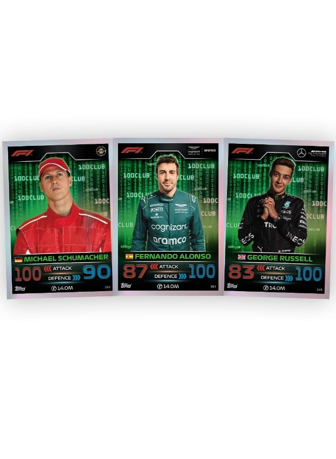 توبس لعبة بطاقات التداول والتحصيل  F1 Turbo Attax (حزمة متعددة - عبوة من 4) - Image 3