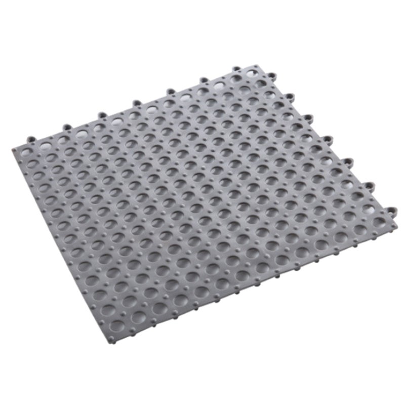 Anti-Skidding Mat Grey Flexible Bendable Custom Cuttable - Quick Drainage Massage Protrusion Bathroom Floor Mat for Shower Room Toilet - Image 1