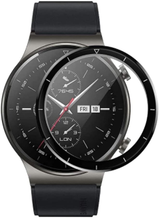 Next - Next Store Screen Protector Compatible with Huawei Watch GT2 Pro 46mm, [3D Full Coverage] [9H Hardness] [Case Friendly] [Crystal Clear] [Anti-Scratch] - Image 1