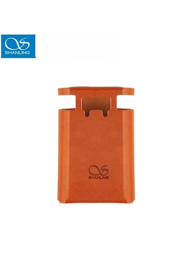 Shanling H2 Leather Case for H2 DAC Amplifier, Brown - Image 3