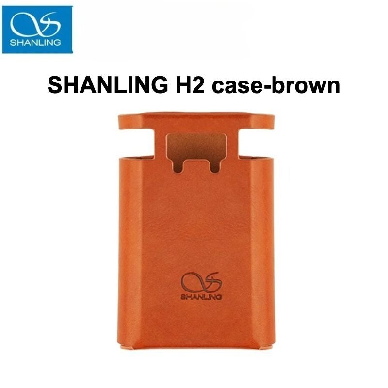 Shanling H2 Leather Case for H2 DAC Amplifier, Brown - Image 1